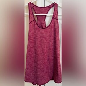 Lululemon Burgundy Reddish Colored Razorback Casual Tank Top Size‎ Medium
